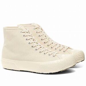 Superga Artifact Military Inspired Canvas Hightop Sneakers White